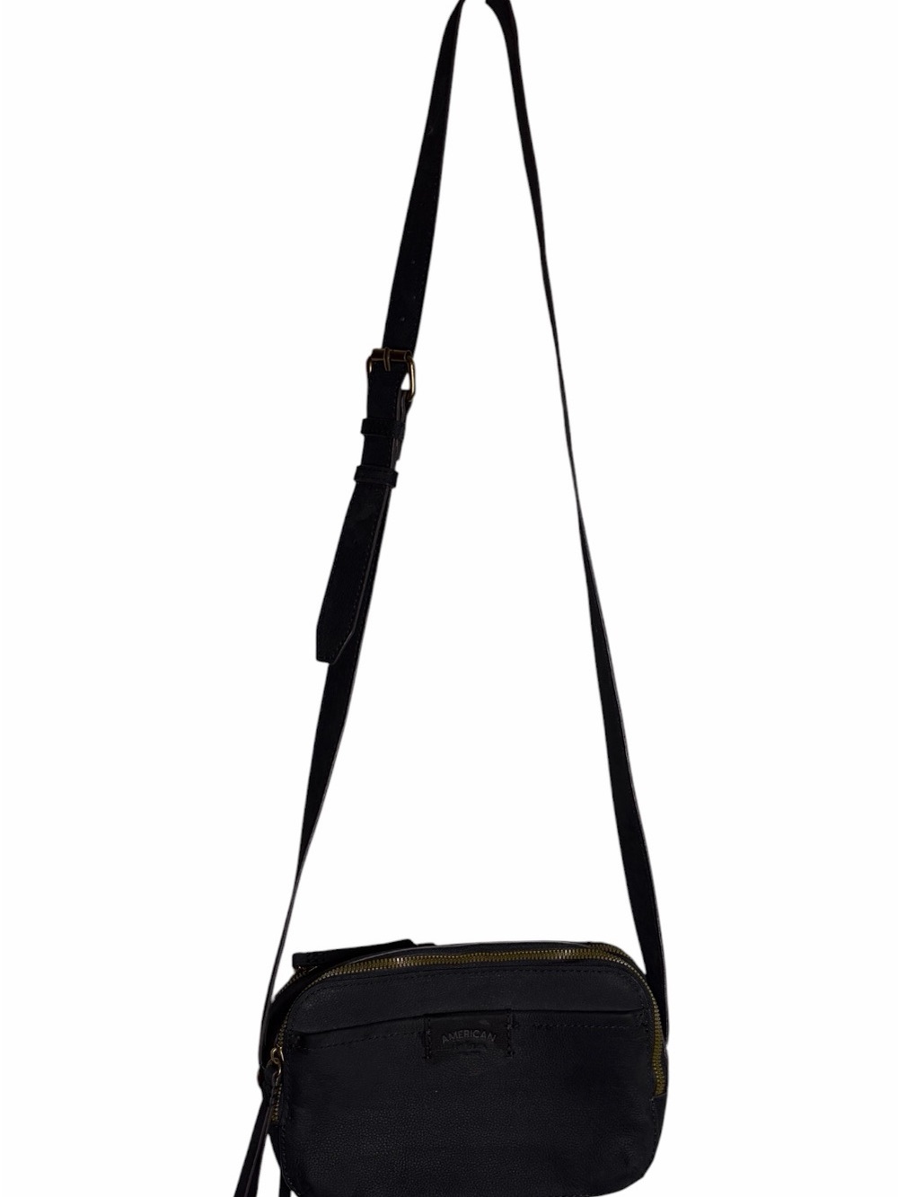 Black  women Small Crossbody Belt Bag with Adjustable Strap
